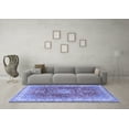 thumbnail image 3 of Ahgly Company Indoor Rectangle Medallion Blue Traditional Area Rugs, 5' x 8', 3 of 4