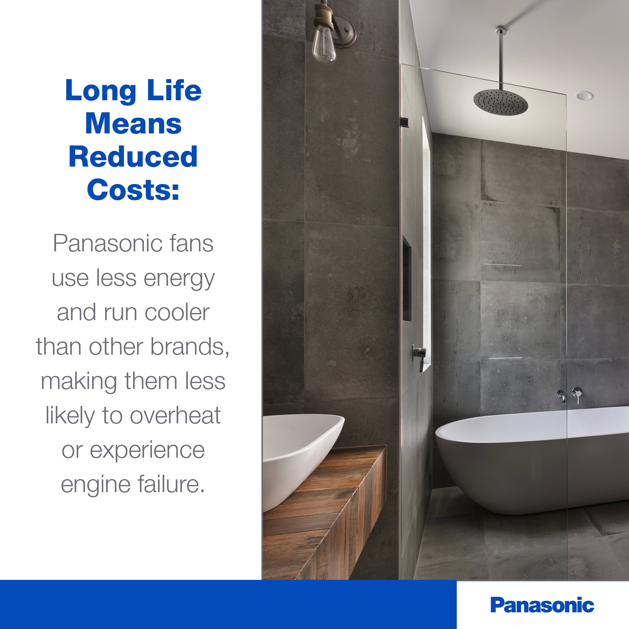 Panasonic WhisperRecessed Ceiling Mount Bathroom Exhaust Fan with Dimmable LED Light, 80 CFM, FV-08VRE2