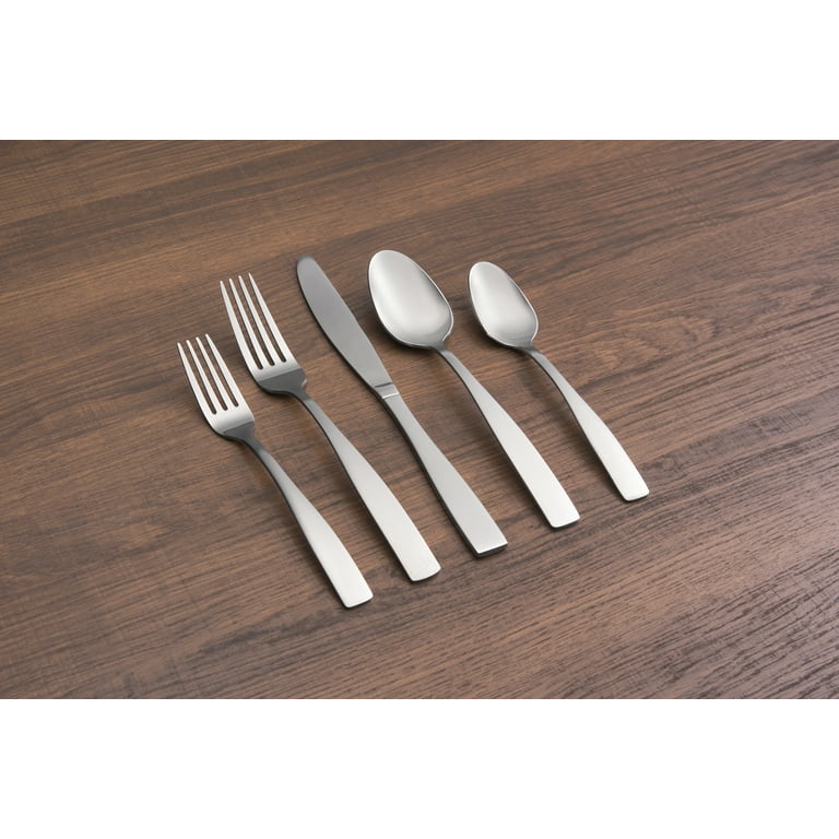 Cambridge Revive Satin 77-Piece Expanded Flatware Set (Service for