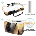 thumbnail image 4 of Penguin Large Capacity Oxford Cloth Picnic Basket Reusable Laundry Bag Easter Basket Foldable Box, 4 of 7