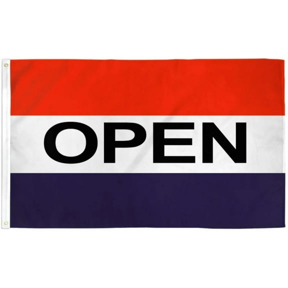 OPEN Flag Business Sign Store Banner Advertising Pennant 2x3