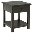 thumbnail image 3 of Payne 2-piece Coffee and 1-drawer End Table Set Java, 3 of 13