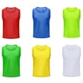 thumbnail image 4 of PASILI Football Volleyball Jerseys Football Vest Jerseys Loose Polyester Practice Vest Sports Training Bibs Football Vest, 4 of 7