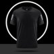 thumbnail image 3 of Camiseta de Manga Corta de Color Sólido Al Aire Libre Deportes de Carrera Top de Manga Corta Transpirable, 95% Poliéster 5% Spandex para Hombres, Lavado de Manos, 3 of 3