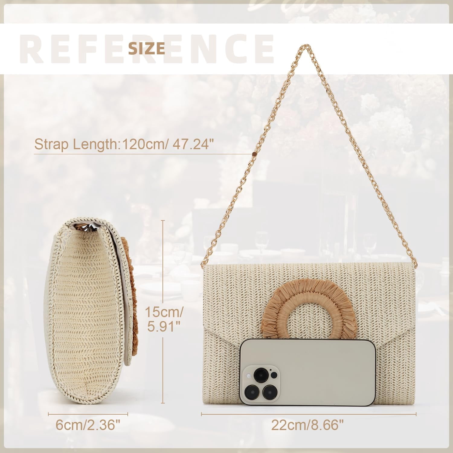 Straw Clutch Purse Rattan Summer Woven Beach Handbags for Women Wedding Vacation Travel Party 2025