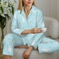 thumbnail image 6 of Sikiie Cute Bunny Women's Long-Sleeve Shirt and Full-Length Bottom Pajama Set (s-xxl)-XX-Large, 6 of 7
