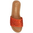 thumbnail image 4 of Journee Women's Maria Slip on Metallic Beaded Flat Slide, 4 of 8
