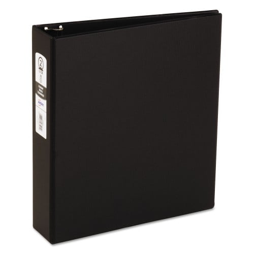 New Avery Economy Non-View Binder with Round Rings, 3 Rings, 2' Capacity, 11 x 8.5, Black,Each