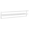 thumbnail image 3 of vidaXL Towel Rack White 95x25x22 cm Iron, 3 of 4