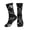 3 Black, variant on Athletic Socks Racing Checkered Flag Sport Running Calf Socks Crew Socks for Men Women