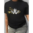 thumbnail image 1 of Camiseta de mujer de manga corta con cuello redondo y diseño de Cupido para San Valentín, ideal para primavera/verano, para adultos, hombres, mujeres, adolescentes, jóvenes., 1 of 6