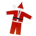 thumbnail image 2 of de de Santa rojo de Navidad, de Navidad para hombres, 5 piezas, conjunto Navidad para adultos Hugo Traje de claus, 2 of 10