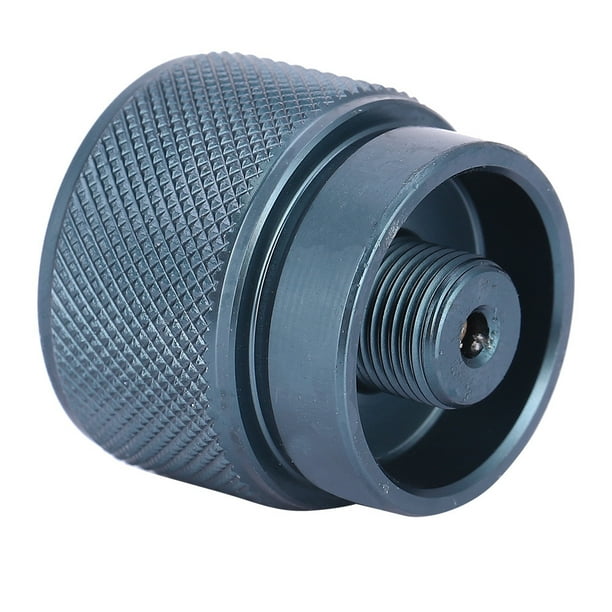 Adaptador De Gas, aleación De Aluminio Adaptador De Gas Para Acampar Al Aire Libre Adaptador De Tanque De Propano De 1 Litro Para Cilindro De Gas Mapp Con Soplete De Soldadura