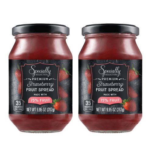 Specially Selected Strawberry Fruit Spread, With 75% Fruit, 2 Pack, 9.95 oz