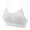 White, variant on PULLIMORE V Neck Cami Bra Seamless Padded Bralette Straps Sleeping Bra for Women Girls (XL, Black)