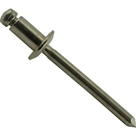 

3/16 - 1/16 x 1/8 18-8 Stainless Steel Dome Head Blind Pop Rivets