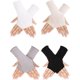 thumbnail image 5 of Guantes de protección ultravioleta hasta la muñeca bloqueador solar guantes de conducción unisex sin dedos, 5 of 5