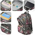 thumbnail image 4 of Pioneer Flower Backpack for School,Cute School Bag,Schoolbag with Adjustable Shoulder Straps & Padded Back,16.9 Inch, 4 of 5