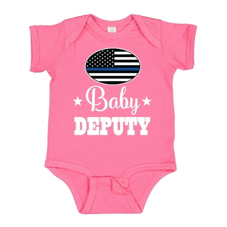 

Inktastic Sheriff Baby Deputy Law Enforcement Gift Baby Boy or Baby Girl Bodysuit