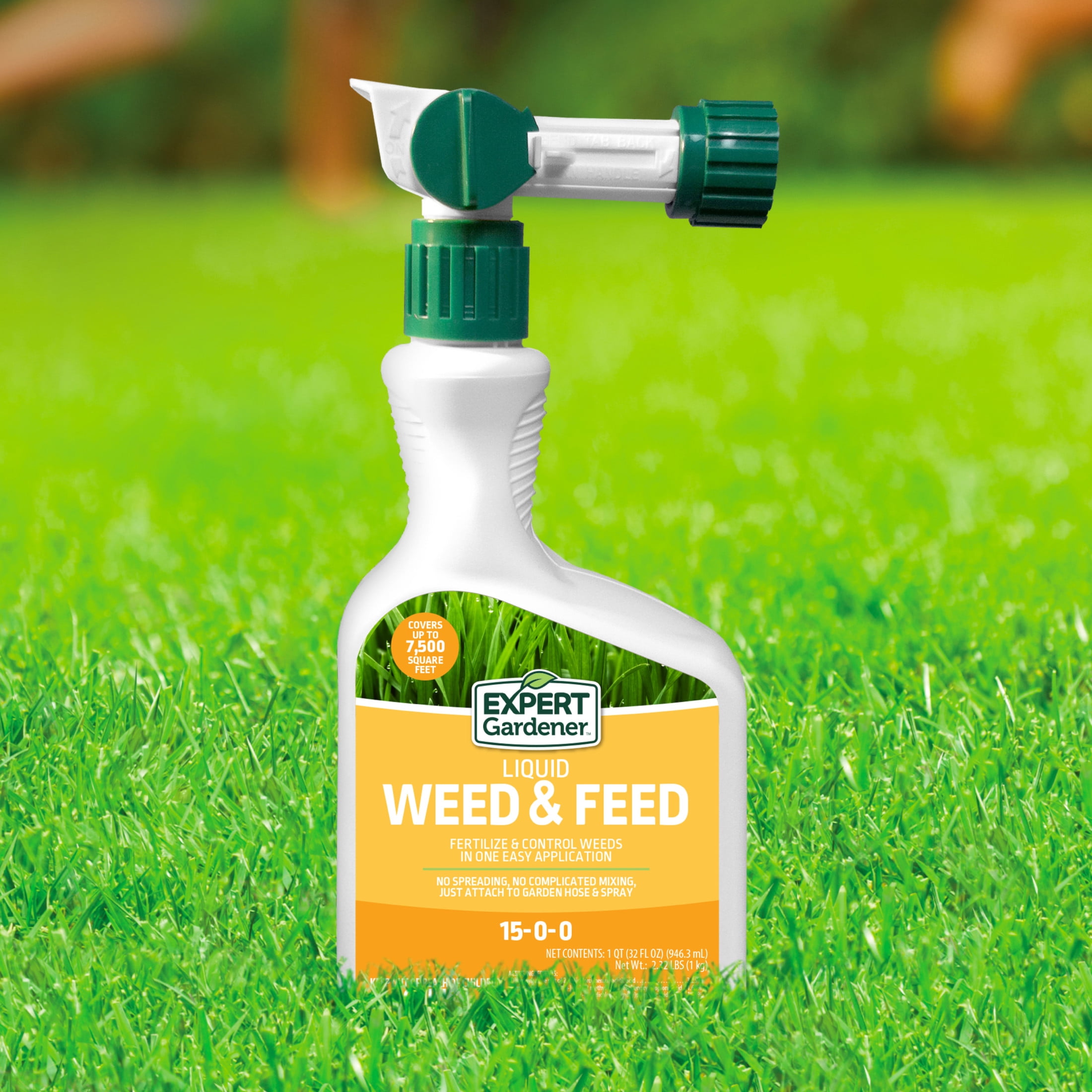 (2 pack) Expert Gardener Weed and Feed Fertilizer Ready to Spray 32 oz.