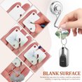 thumbnail image 3 of KAKOWELY 60pcs Blank Key Tags Acrylic Key Identification Blanks With Split Rings For Rentals And Labeling Diy Keychains Accessories,1.34X"X1.34"X0.04", 3 of 4
