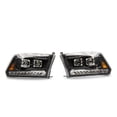 thumbnail image 3 of Raxiom 09-18 RAM 1500 LED Projector Headlights w/ Switchback Turn Signals- Blk Housing (Clear Lens), 3 of 11