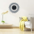 thumbnail image 3 of 60cm Round Crystal Wall Clock Luminous Needle with Silencer Quartz Movement, 3 of 20