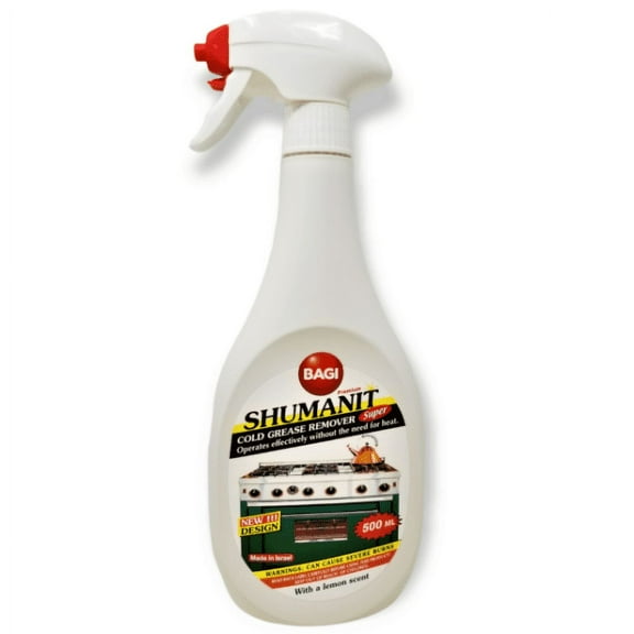 Bagi SHUMANIT - 16.9 Oz Cold Grease Remover. Spray for The immediate Removal of Stubborn and Burnt fats/Grease: 1Pk