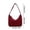 A, variant on Sling Bag, Soft Nylon Large Capacity Shoulder Bag Solid Color Crossbody Bags for Women, Water Repellent Crescent Bag Multi Way Carry for Daily Commute Shopping Strolling Outdoor