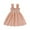 Pink, variant on Fesfesfes Toddler Kids Dress Baby Girls Cute Solid Color Breathable Ruffles Elastic Band Suspenders Dress Skirt