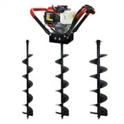 XtremepowerUS 55cc Gas Powered Auger Post Hole Digger With 4", 6" & 8" Bit, EPA Approved 2 Stroke Motor, 3/4" Shaft