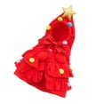 thumbnail image 2 of 2026 New Red Pet Christmas Cloak With Hat and Star， Holiday Costume for Small Dogs Cats Puppies, Cozy Xmas Party Wear, Ideal Pet Cosplay Attire for Christmas Photos and Holiday Gift Giving, 2 of 3