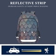 thumbnail image 5 of FORMRS School Backpack 17" Student Travel Bag with Laptop Compartment, Blue Art Pattern, 5 of 7
