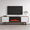 Walnut/White, variant on Gram BL-EF Fireplace TV Stand