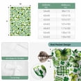 thumbnail image 6 of St. Patrick's Day Balloon Curtains for Bedroom/Front Door/Bathroom, Lucky Shamrocks Spring Country Leaves Tie Up Curtains 63 Inch Length Light Filtering Kitchen Curtains Shades for Windows 46"x63", 6 of 8