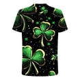thumbnail image 5 of Blczomt T Shirts for Men Irish St Patricks Day Green Big & Tall T-Shirt Casual Clover Graphic Shamrock Mens Summer Clothes, 5 of 5