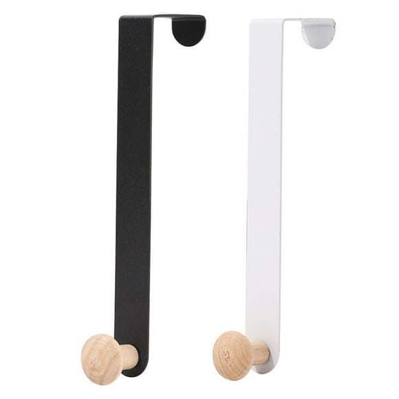 Ganchos de puerta de 2 piezas sin perforaciones percha de pared montada en la pared ganchos para abrigos y sombreros