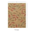 thumbnail image 4 of Linon Trio Tapis Feuilles Polyester 5'x7' en Beige, 4 of 6