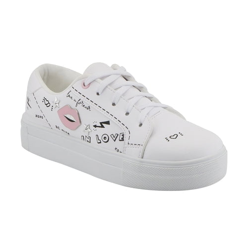 255-16 Tenis Sneakers Blancos Cklass 255-16