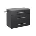 thumbnail image 1 of Prepac HangUps 3-Drawer Base Storage Cabinet, Black, 1 of 9