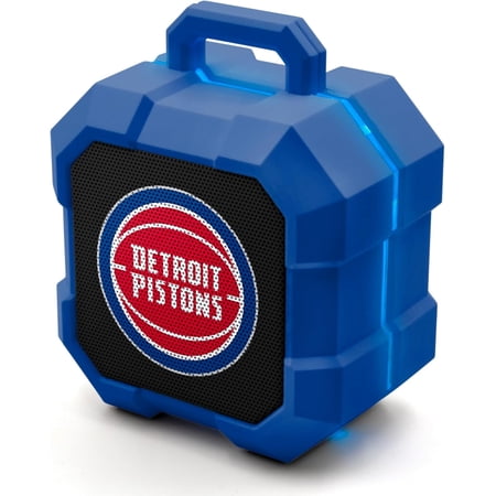 SOAR NBA Shockbox LED Wireless Bluetooth Speaker – Detroit Pistons