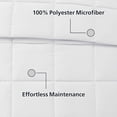 thumbnail image 3 of Mainstays Full/Queen Comforter, Down Alternative, All-Season, White, 3 of 8