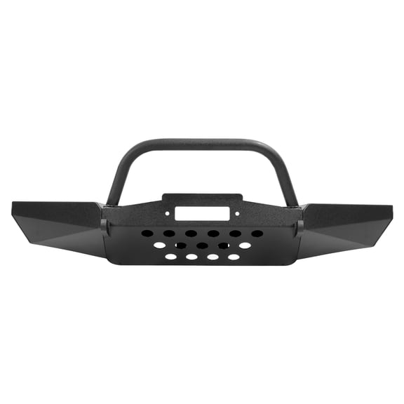 Kojem Front Bumper Assembly Compatible with 1995-2003 Ford Explorer Front Bumper Powder Coated Black Steel