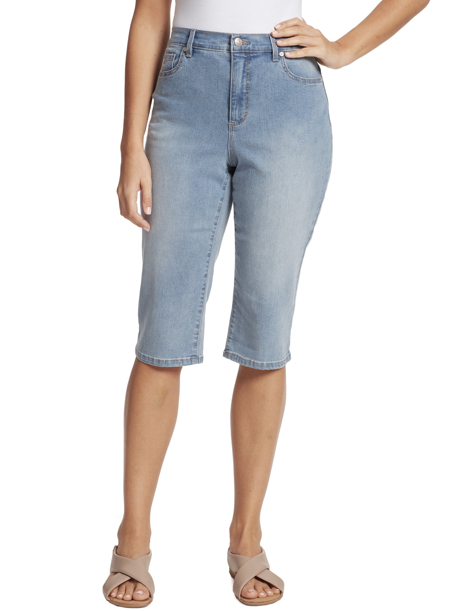 gloria vanderbilt all around slimming effect bermuda shorts