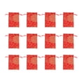 thumbnail image 1 of KAKOWELY Drawstring Bag 12pcs Embroidered Drawstring Bag Small Gift Bag Jewelry Pouch Wedding Candy Bag5.51"X3.94"X0.04", 1 of 5