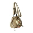 thumbnail image 2 of Bolso tipo cubo jinwen para mujer con correa ajustable desmontable Caqui, 2 of 8