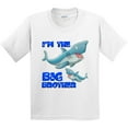 thumbnail image 3 of Inktastic I'm the Big Brother Shark Youth T-Shirt, 3 of 5