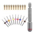 thumbnail image 2 of Dualoai Hand Drill Kit with 10Pcs Mini Pin Vise 360 Degree Rotation Compact Multipurpose, 2 of 7