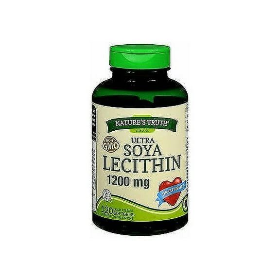 Nature's Truth Ultra Soya Lecithin 1200 mg Quick Release Softgels - 120 ct, Pack of 6