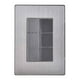 thumbnail image 2 of Placa Armada Inox 3 Apagadores Sencillos 1 Modulo Plata 5Pzs plateado 12cm, 2 of 3